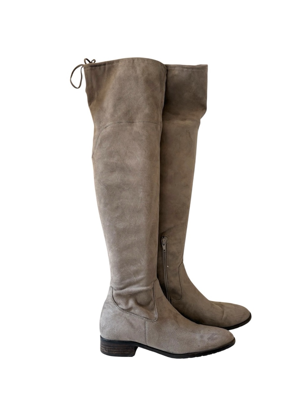 Ivanka Trump Larell Over the Knee Riding Boots - Taupe